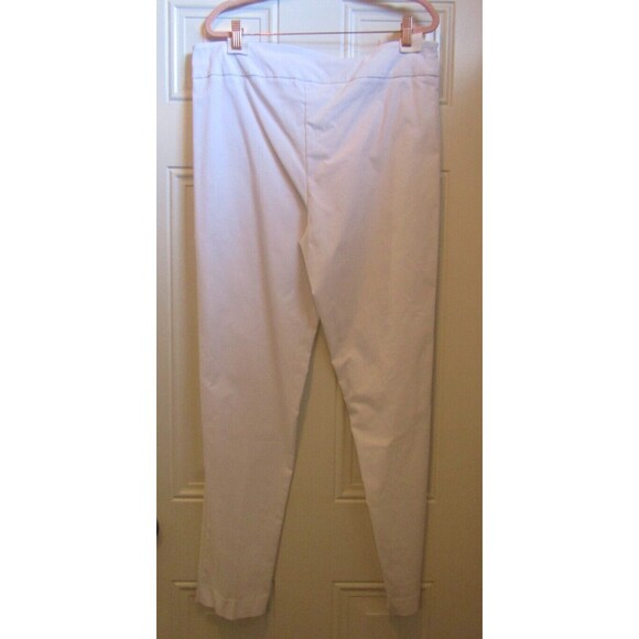 Estelle and Finn Classic Pull On White Ankle Pant Retail $169 NWT Sz 14 - Picture 5 of 8
